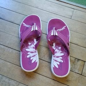 Clarks Walking Sandal Mauve Pink Size 7